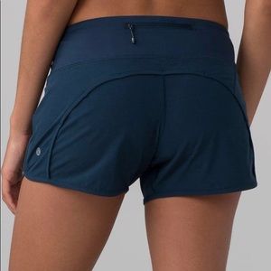 Lululemon Run times 4” Navy Blue